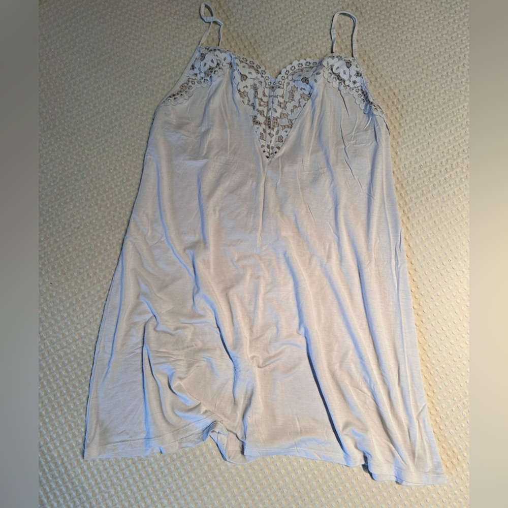 Victoria's Secret Cream Lace Detail Nightgown